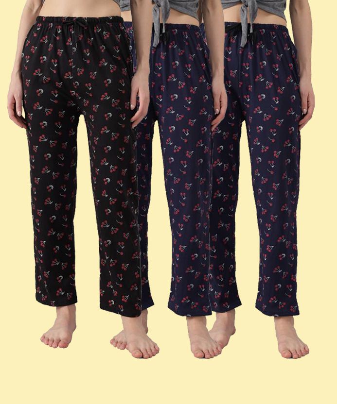 trendy world Pack of 3 Women Pyjama-picture-34