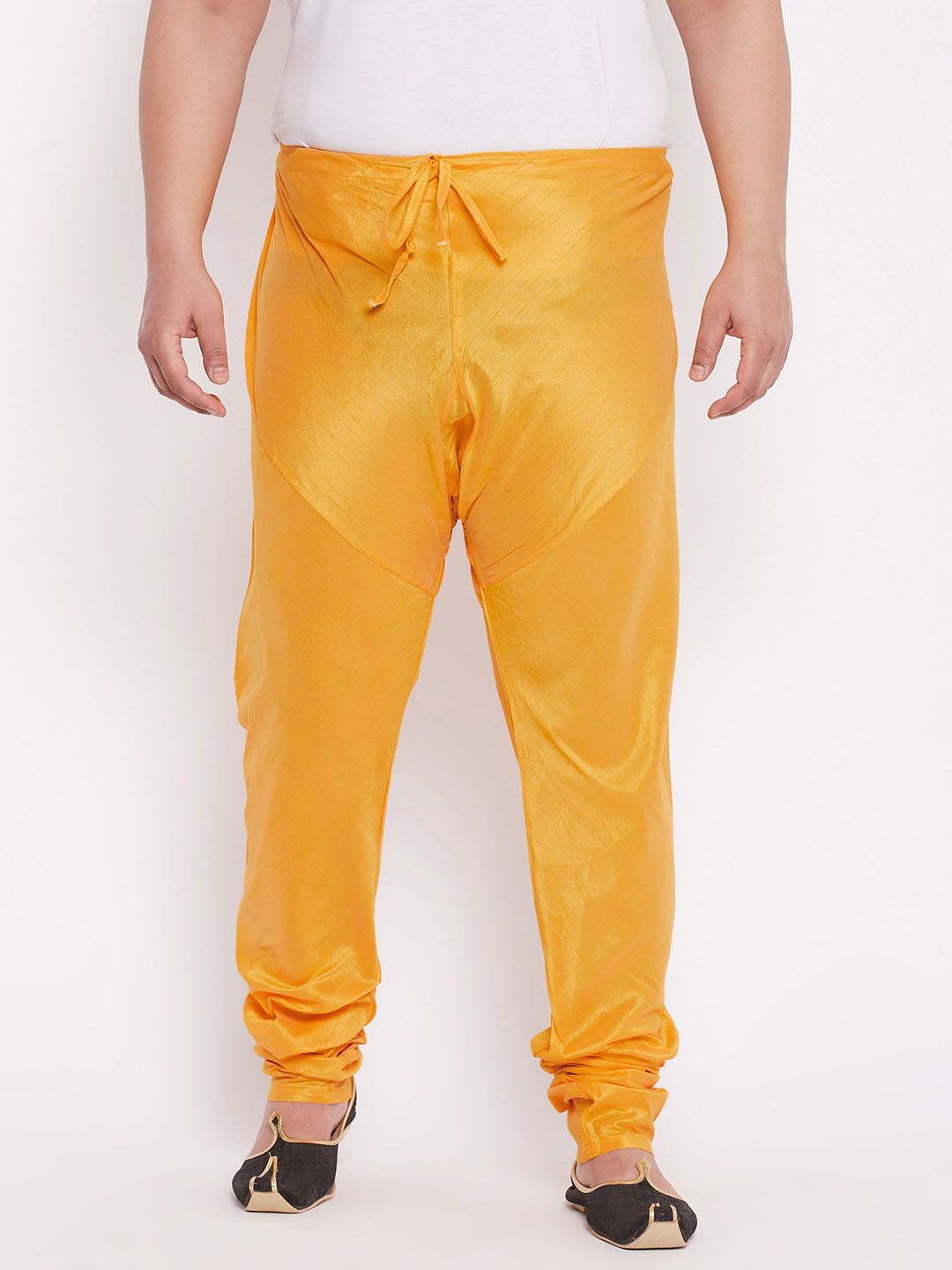 Vastramay Plus Men's Yellow Silk Blend Pyjama Men Pyjama-picture-30