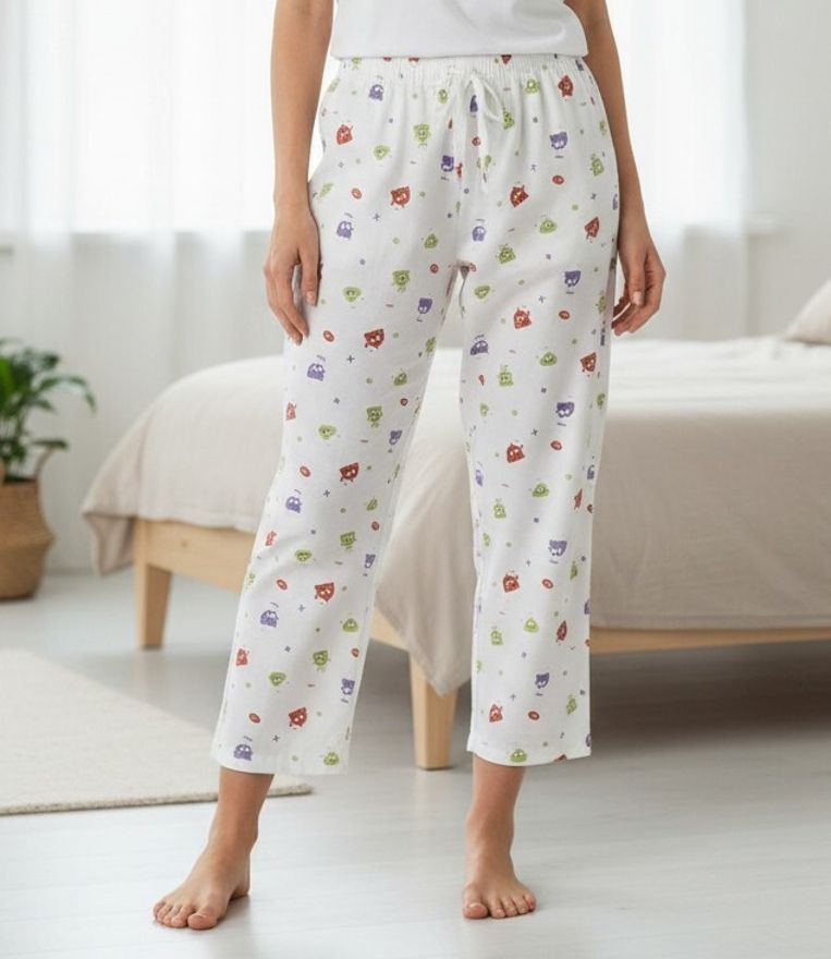 shri ji collection Alien Printed Trouser Women Pyjama-picture-13