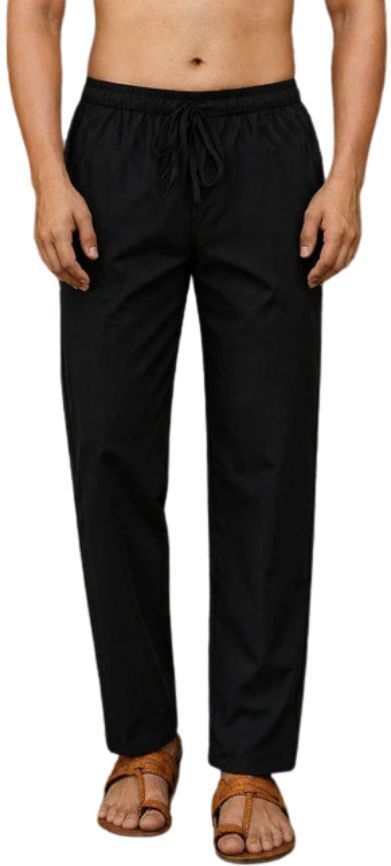 Men's Z-Black Cotton Linen Pyjama SD Men Pyjama-image-24