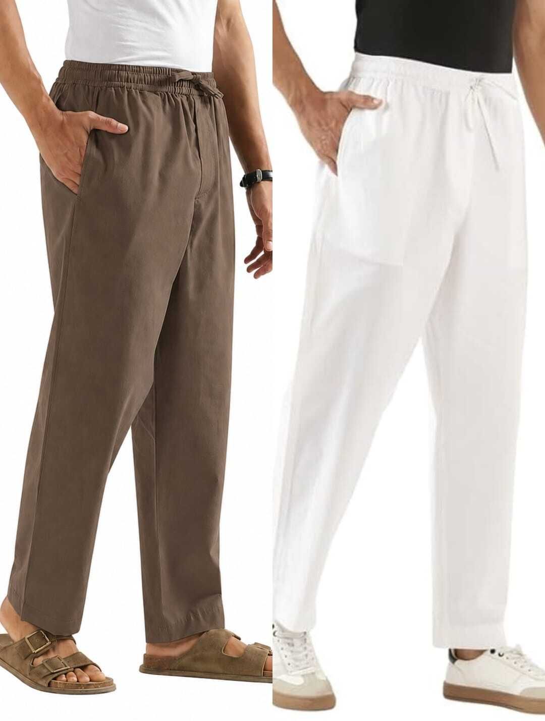 Pack of 2 Casual::Lounge Wear Men Pyjama-image-14