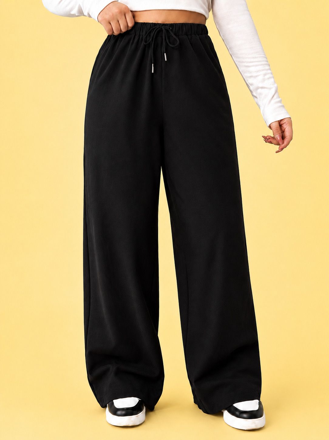 Women's Solid Jogger Lower Pants Women Pyjama-image-3