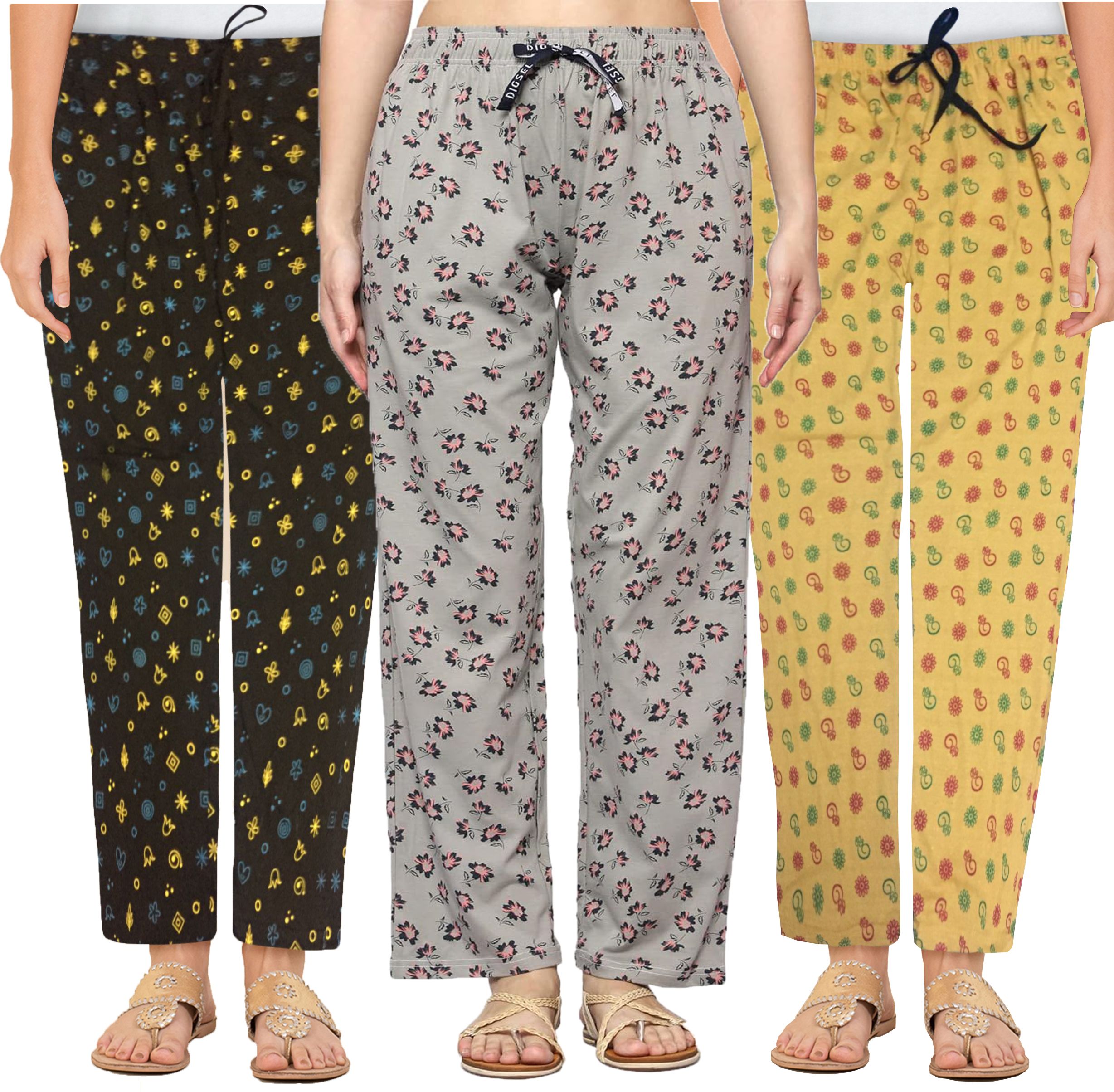 afra Pack of 3 pyjama pant Women Pyjama-picture-11