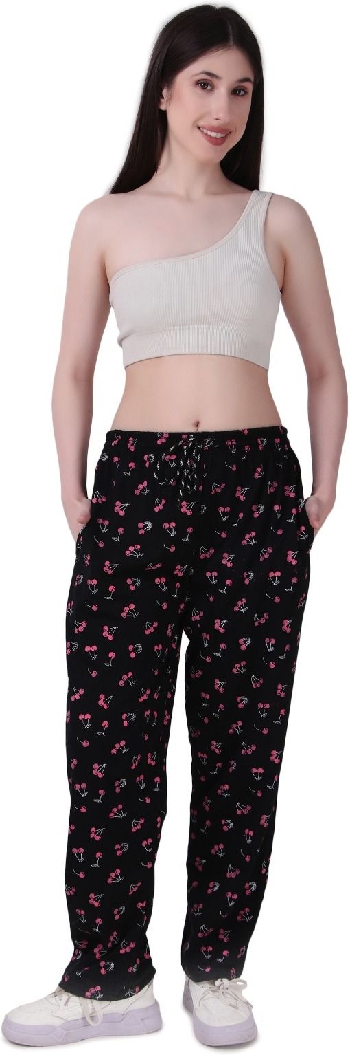 Women Cotton Casual Style Pyjamas,Sleeper Maroon and BabyPink combo Women Pyjama-image-43