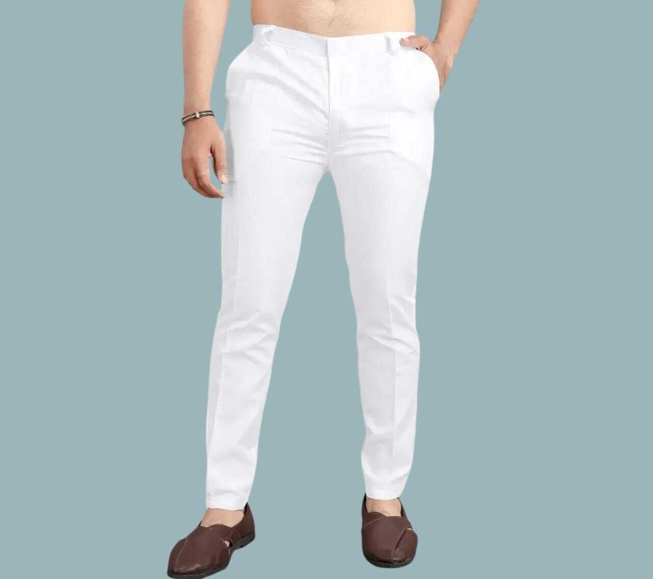 yuvraj Men’s Cotton White Casual Pajama Pants Men Pyjama-picture-18