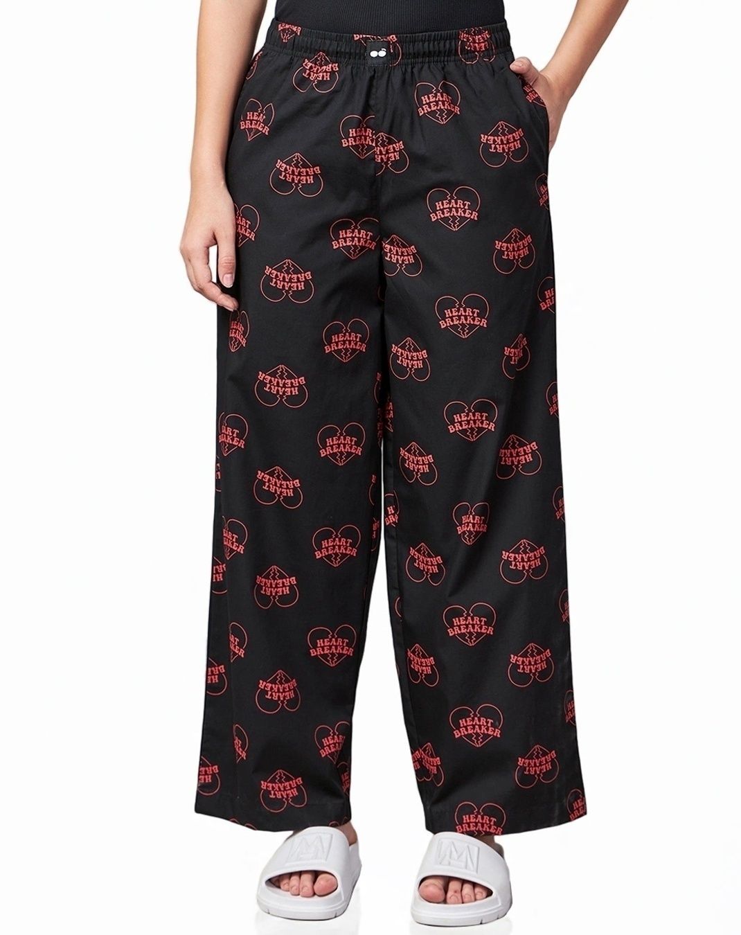 All Over Printed Regular Fit Women Pyjama-image-1