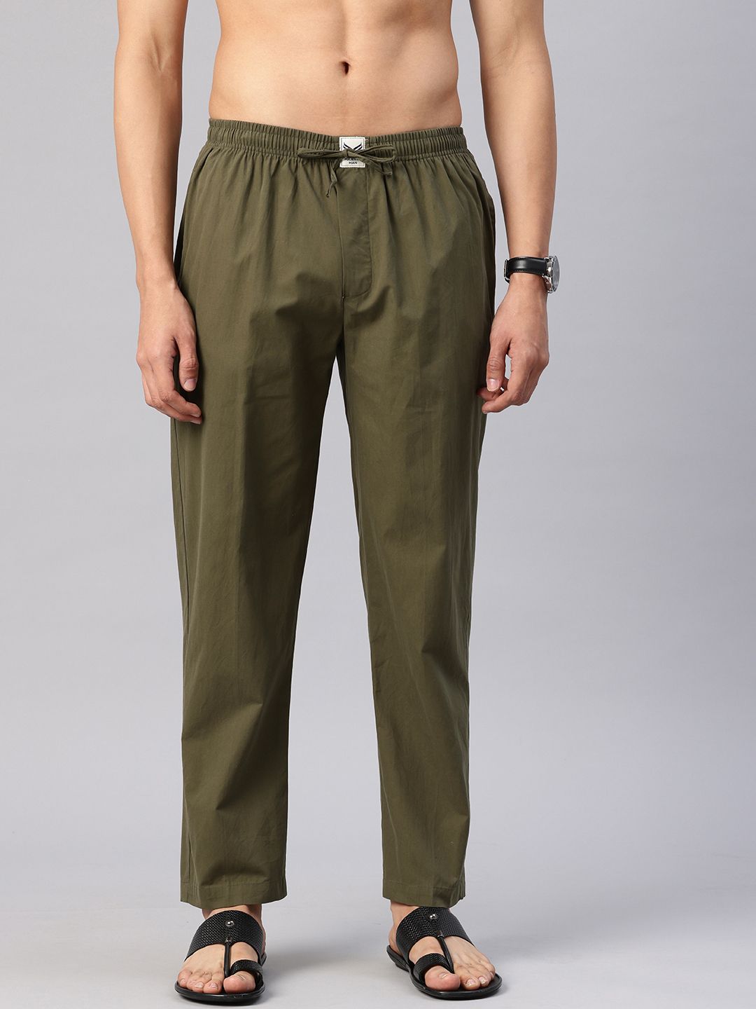 Majestic Man Men Comfort Fit Solid Pure Cotton Casual Style Lounge Pants Men Pyjama-picture-24