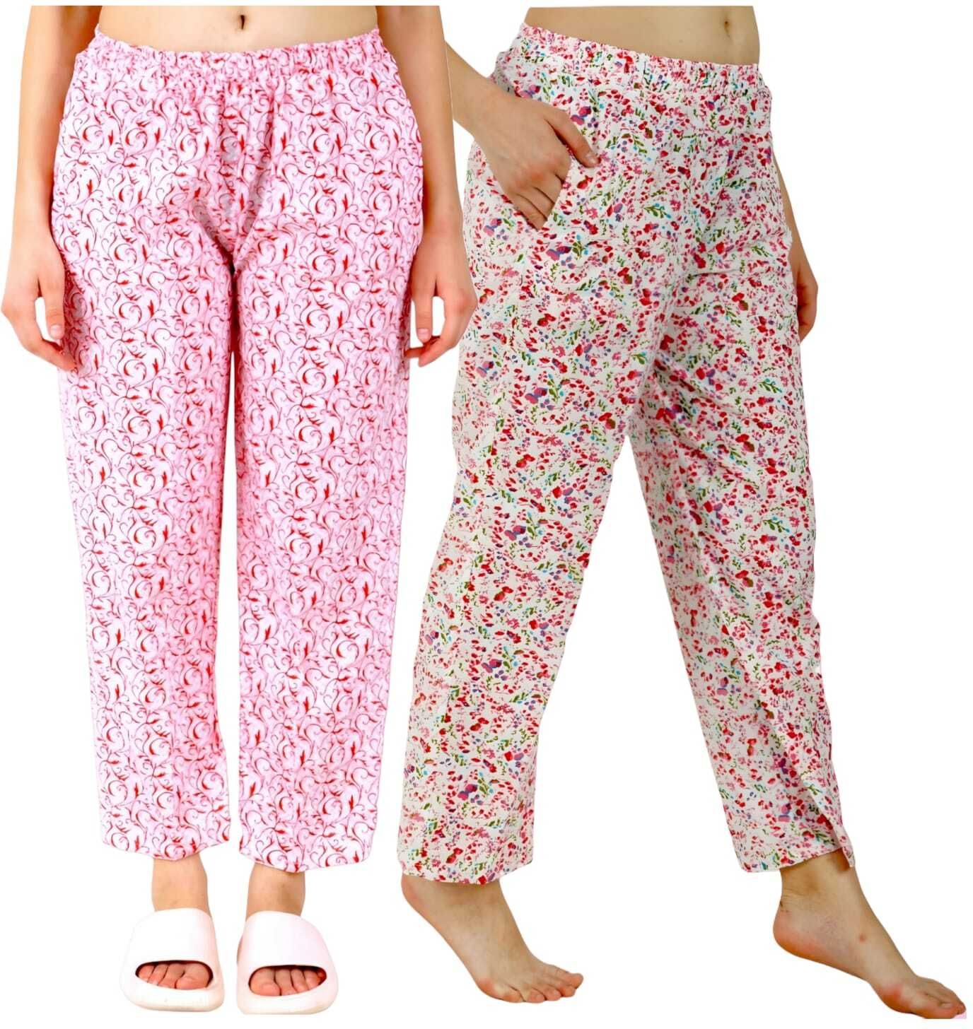 bliez Pack of 2 Daily wear, Pure Cotton Long Lasting Elegant pajama Women Pyjama-picture-11