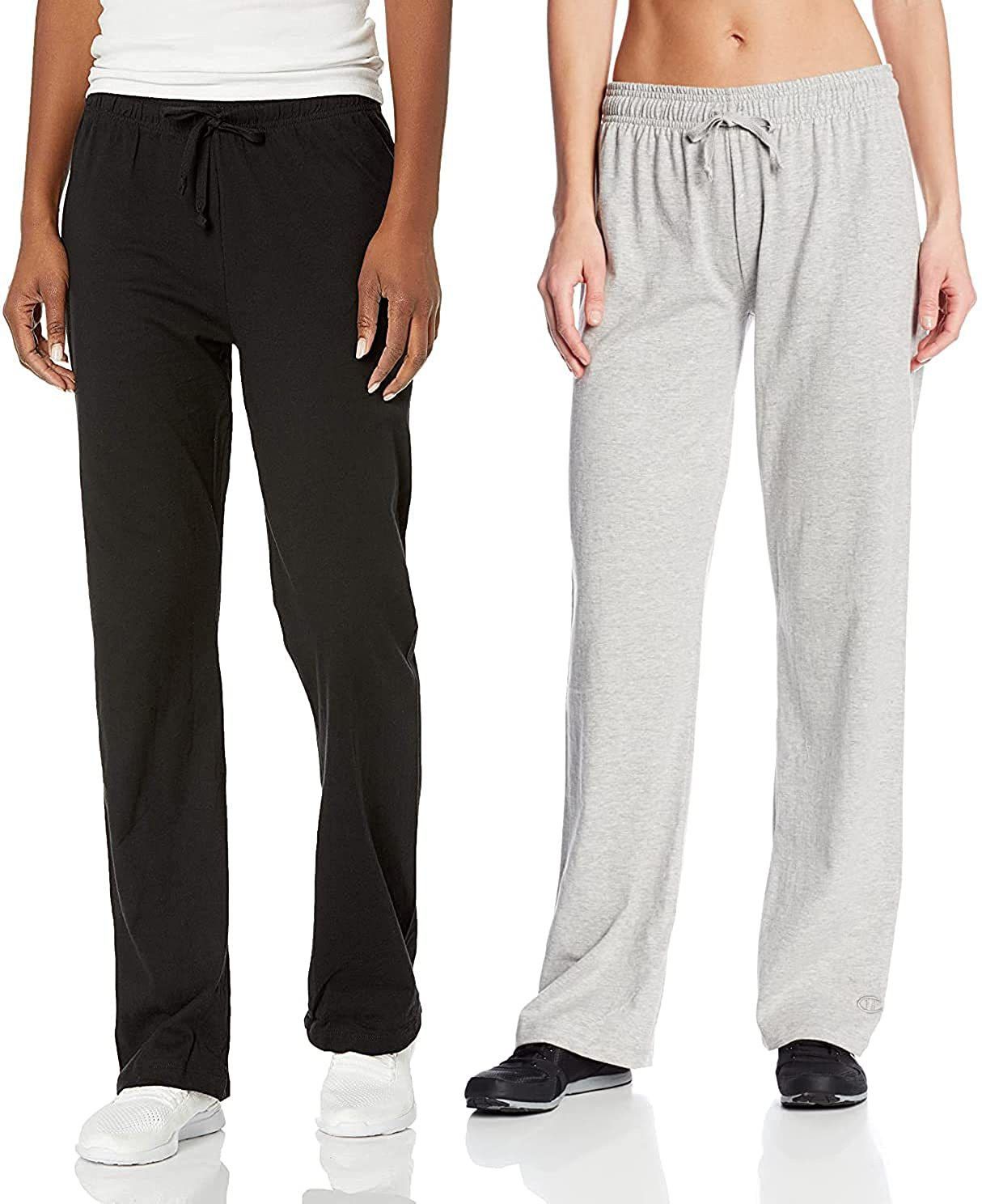 Pack of 2 Women Solid Black Track Pants