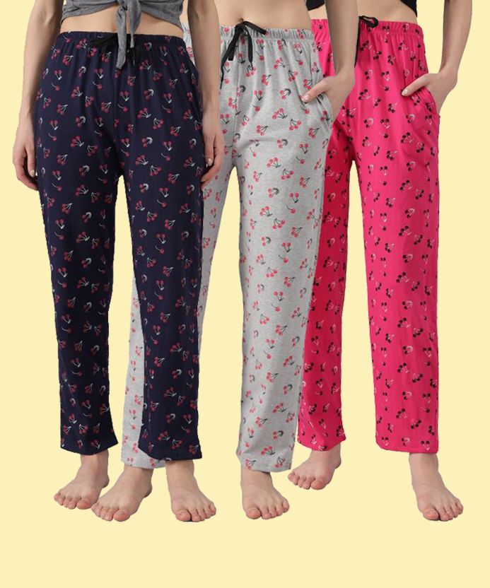 anixa Pack of 3 Women Pyjama-picture-27