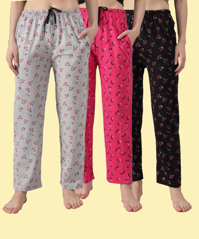 anixa Pack of 3 Women Pyjama-picture-36