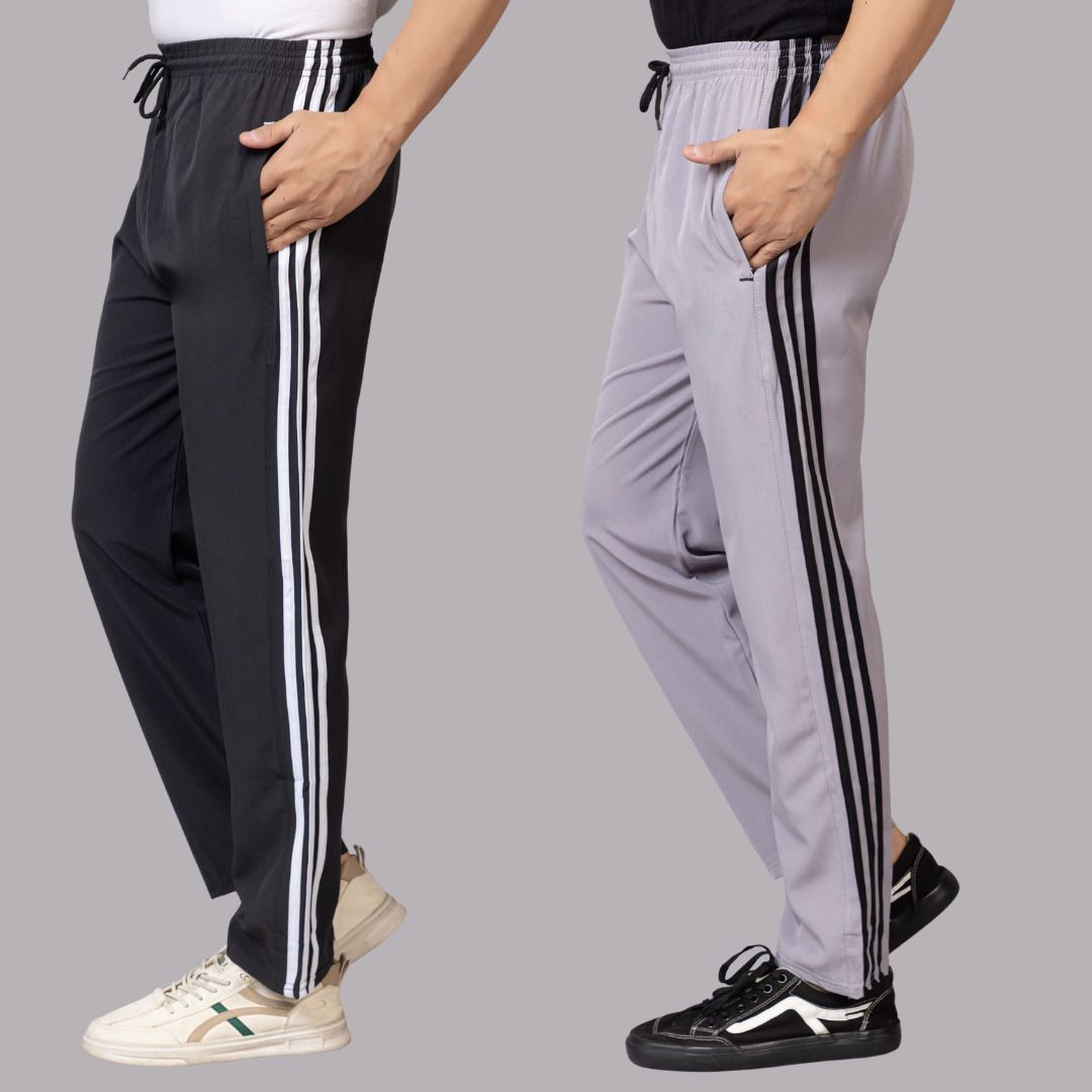 Pack of 2 AANYA CASUAL SOLID COTTON TRACKPANT FOR MEN FOR OUTDOOR Men Pyjama-image-5