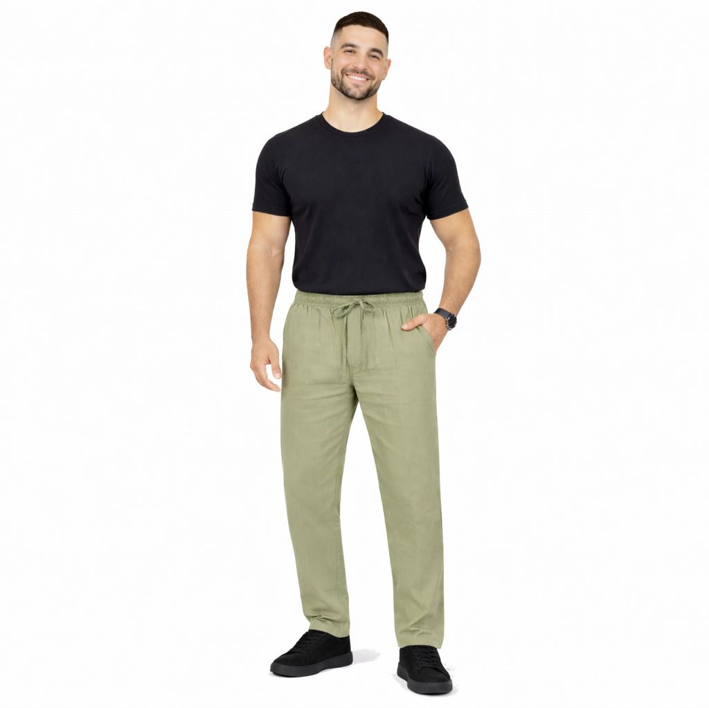cartoutfit Men's Premium Cotton-Linen Payjama , Soft, Tailored-Comfort | Size - 32 Men Pyjama-picture-13