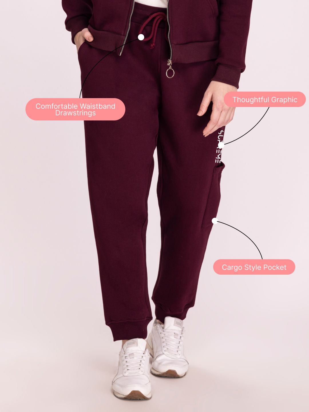 groversons paris beauty Women’s Cargo Style Track Pants Women Pyjama-picture-13