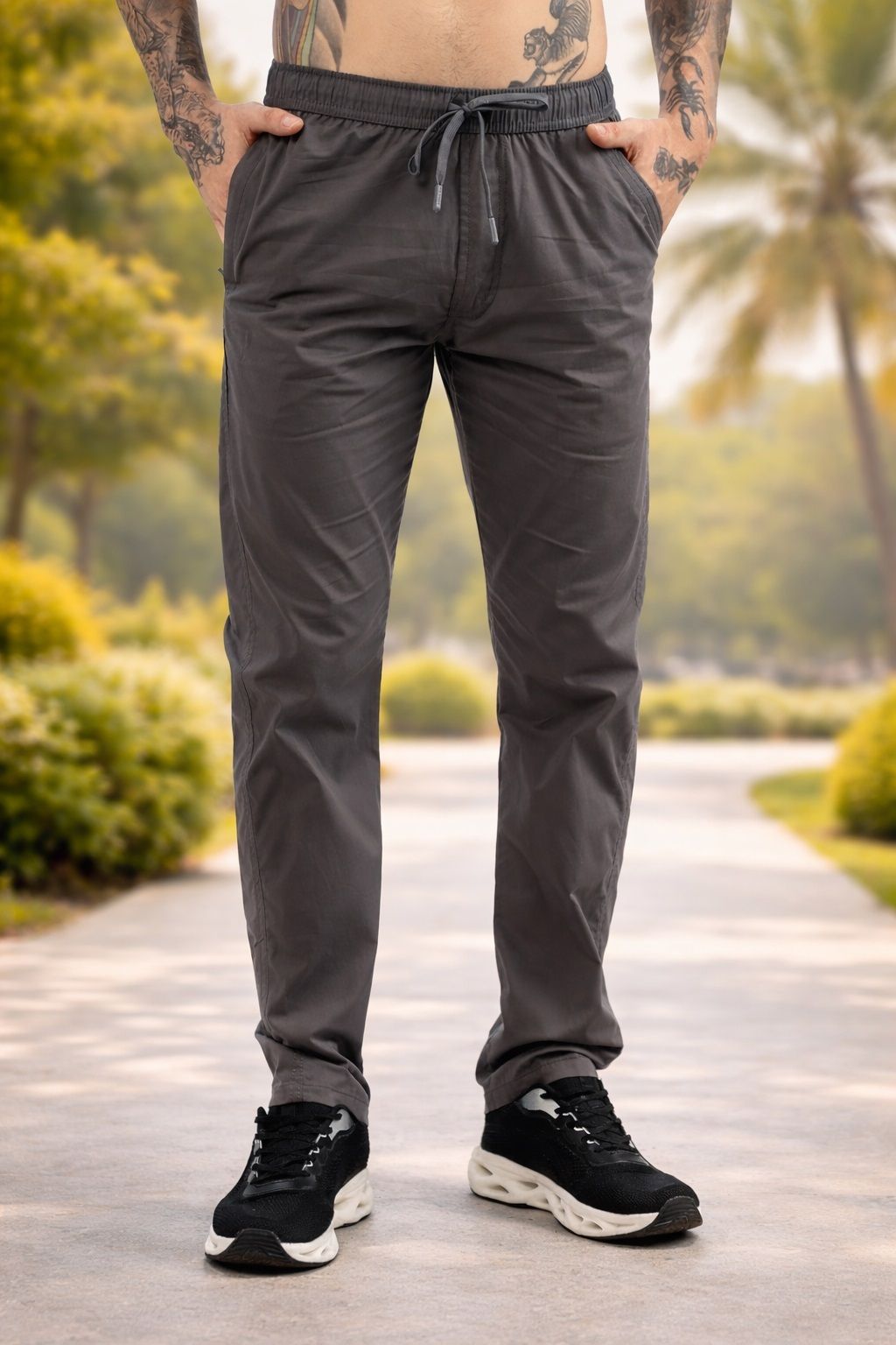 24 street Men's Relax Fit Pyjama Pants Adjustable Waist & Side Pockets Men Pyjama-picture-11