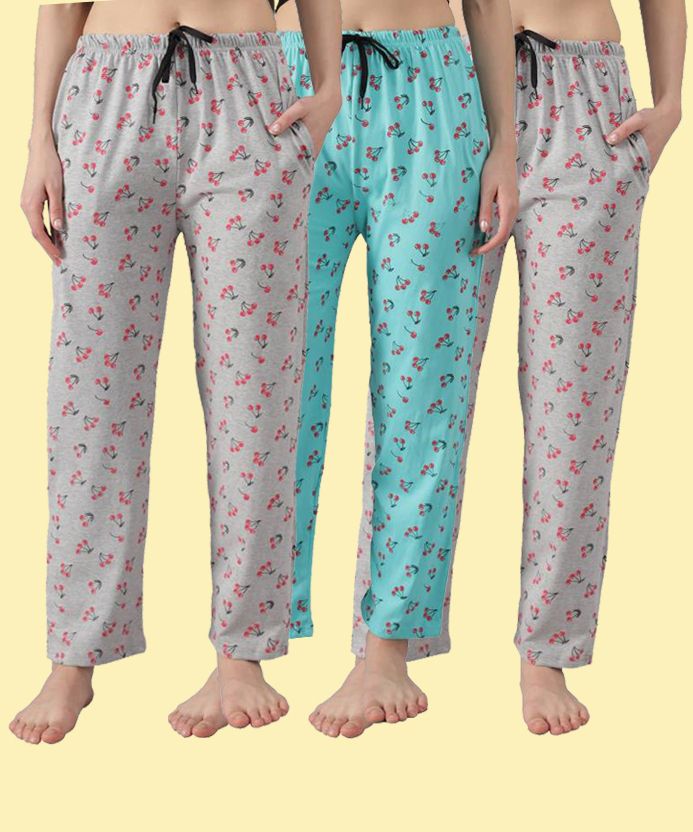 trendy world Pack of 3 Women Pyjama-picture-35