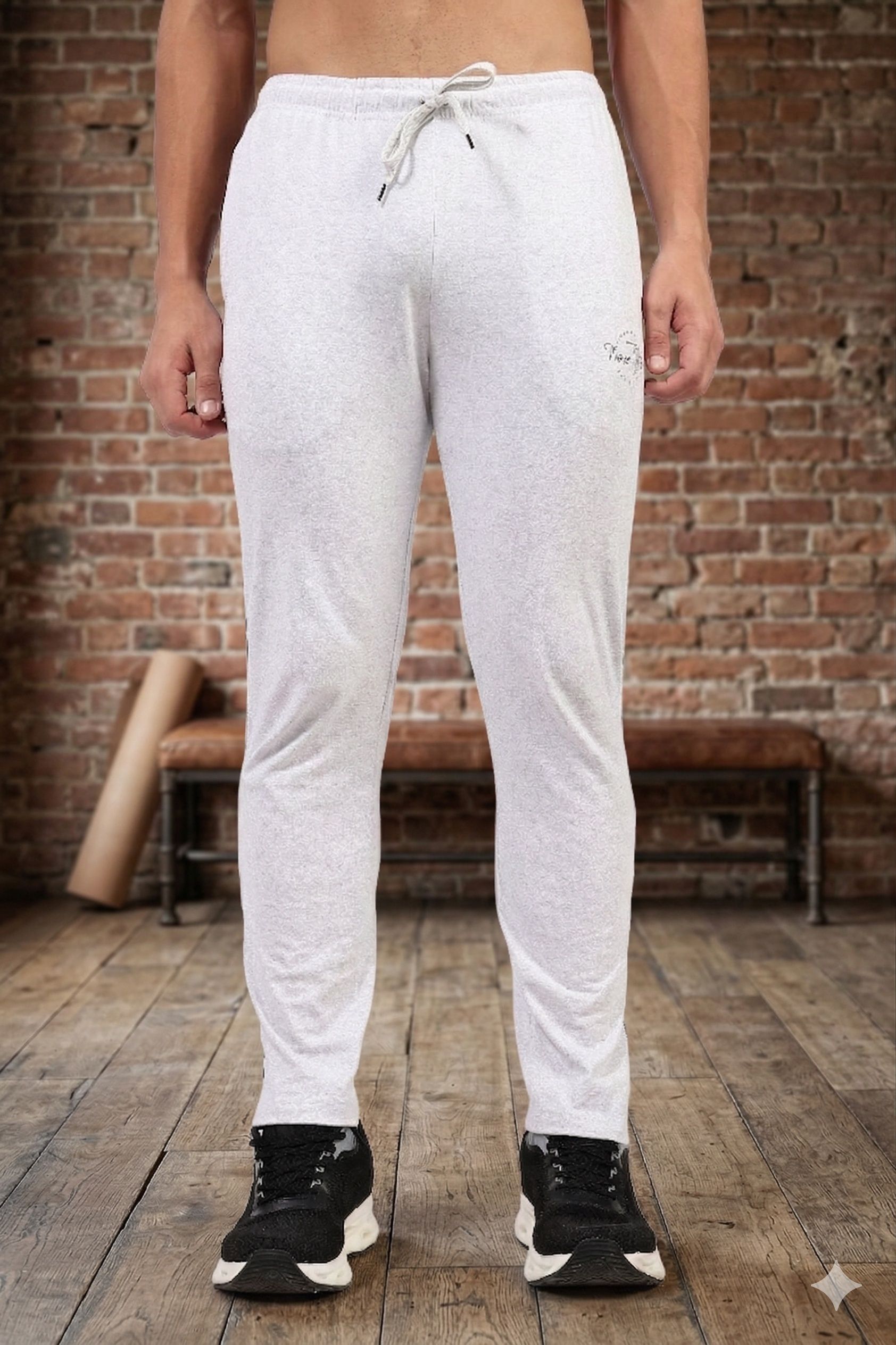 24 Street Tapered Mid Grey Men Cotton blend pyjama Men Pyjama-picture-45