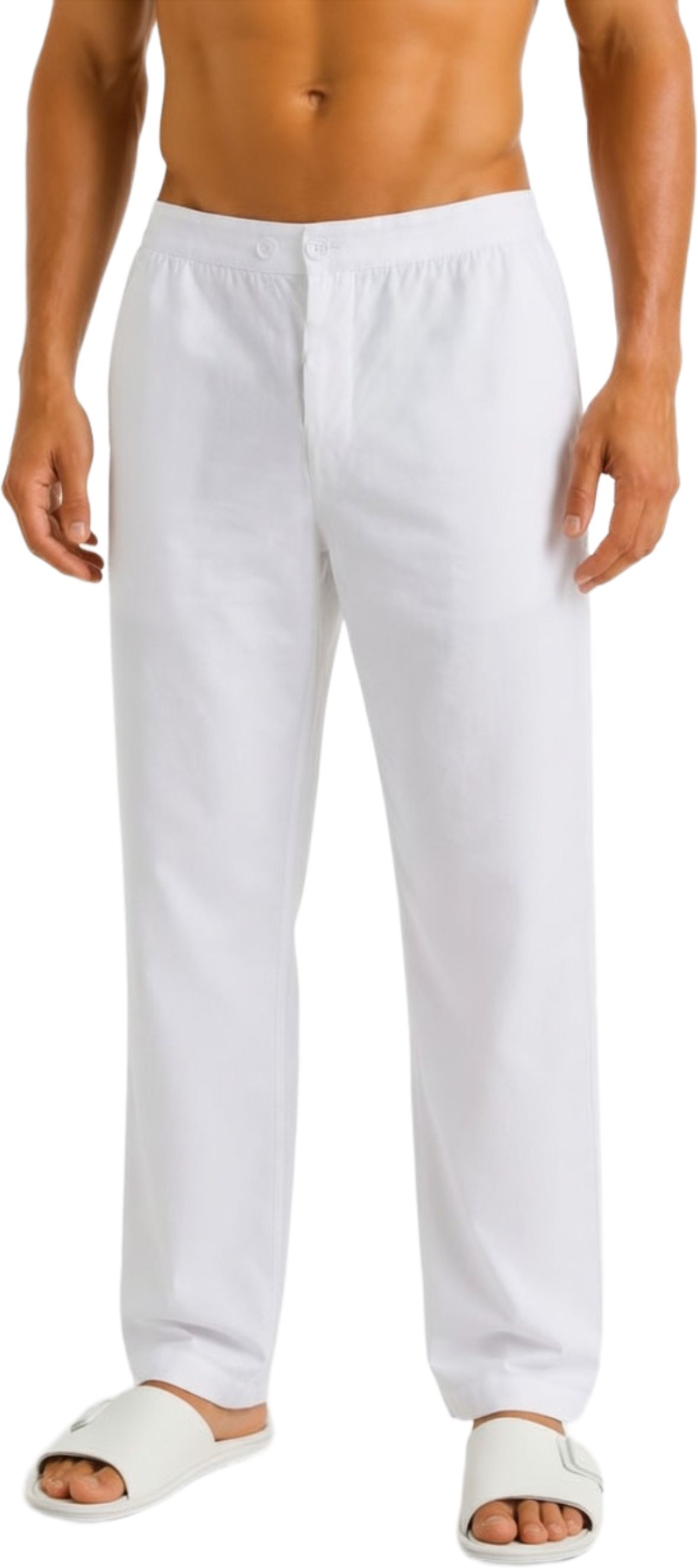 nandavan White Pyjama Men Pyjama-picture-14