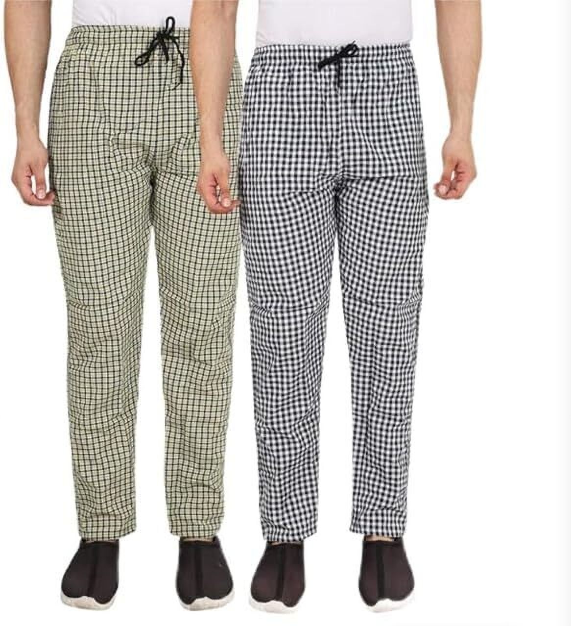 kashid enterprise Pack of 2 Cotton Checkered Pyjama for Night Wear, Relaxation and Sleep Men Pyjama-picture-44