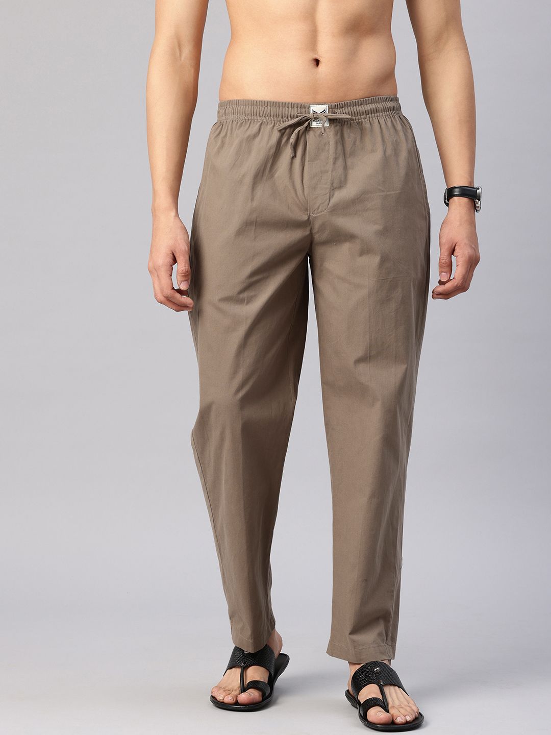 Majestic Man Men Comfort Fit Solid Pure Cotton Casual Style Lounge Pants Men Pyjama-picture-25