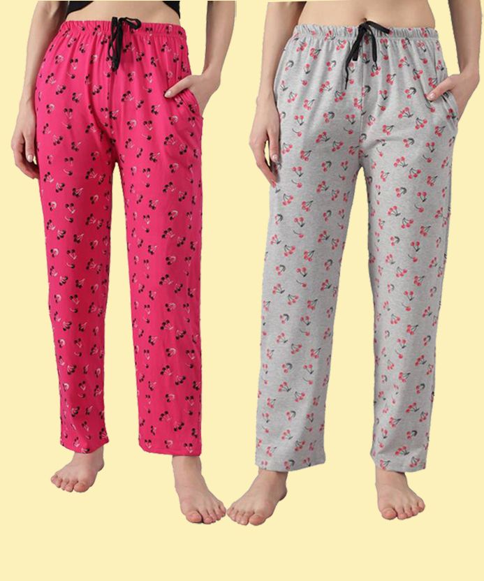 trendy world Pack of 2 Women Pyjama-picture-32
