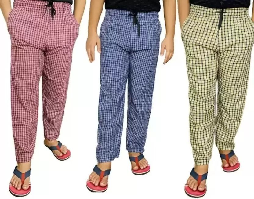khushi cloths Pack of 3 Stylish Fashionable Men Pyjama-picture-25
