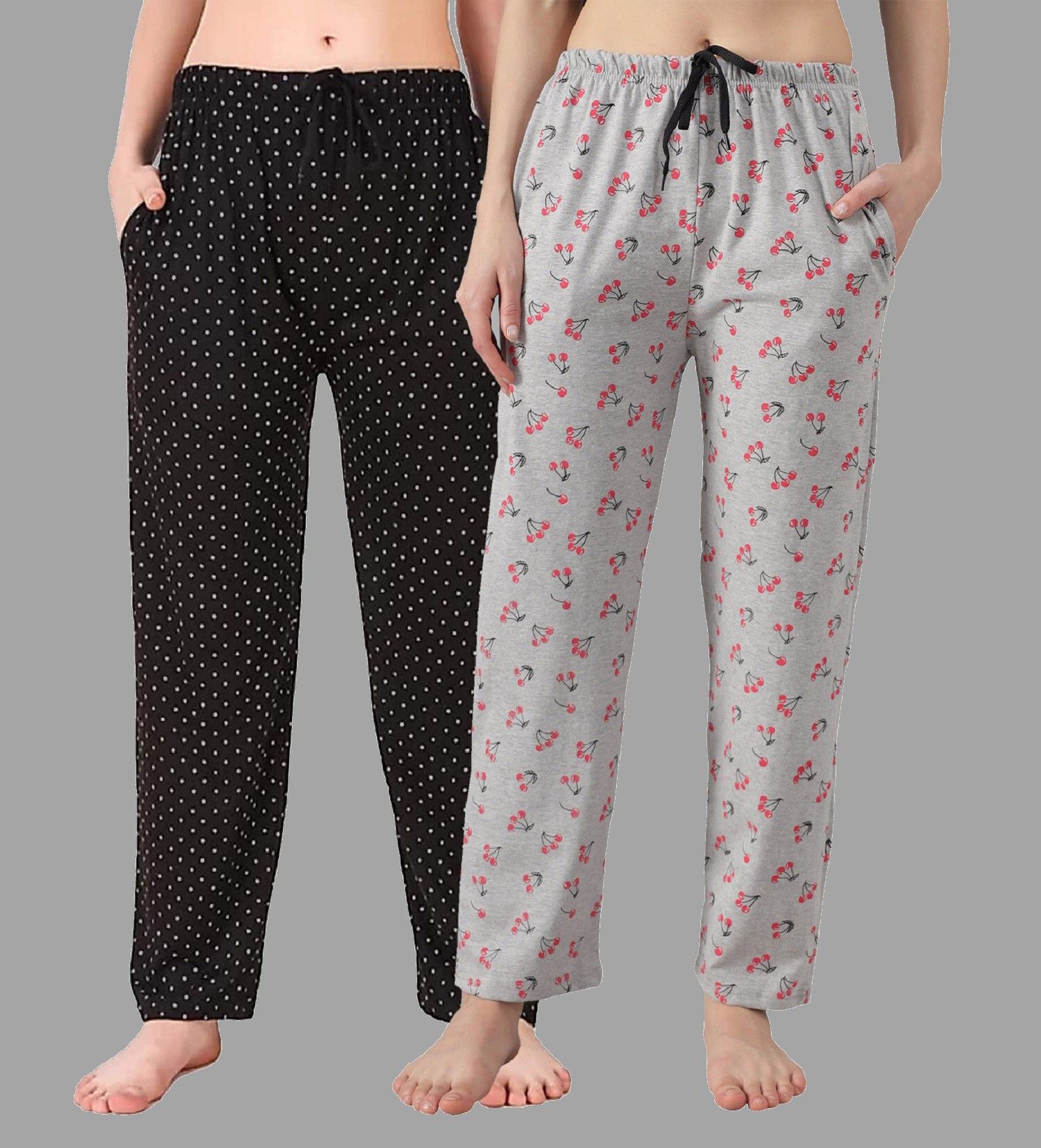 pstenterprises Pack of 2 Women Printed Multicolor Track Pants-picture-18