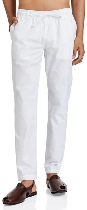 trendy buyzaar Men's White Cotton Linen Pyjama Men Pyjama-picture-30