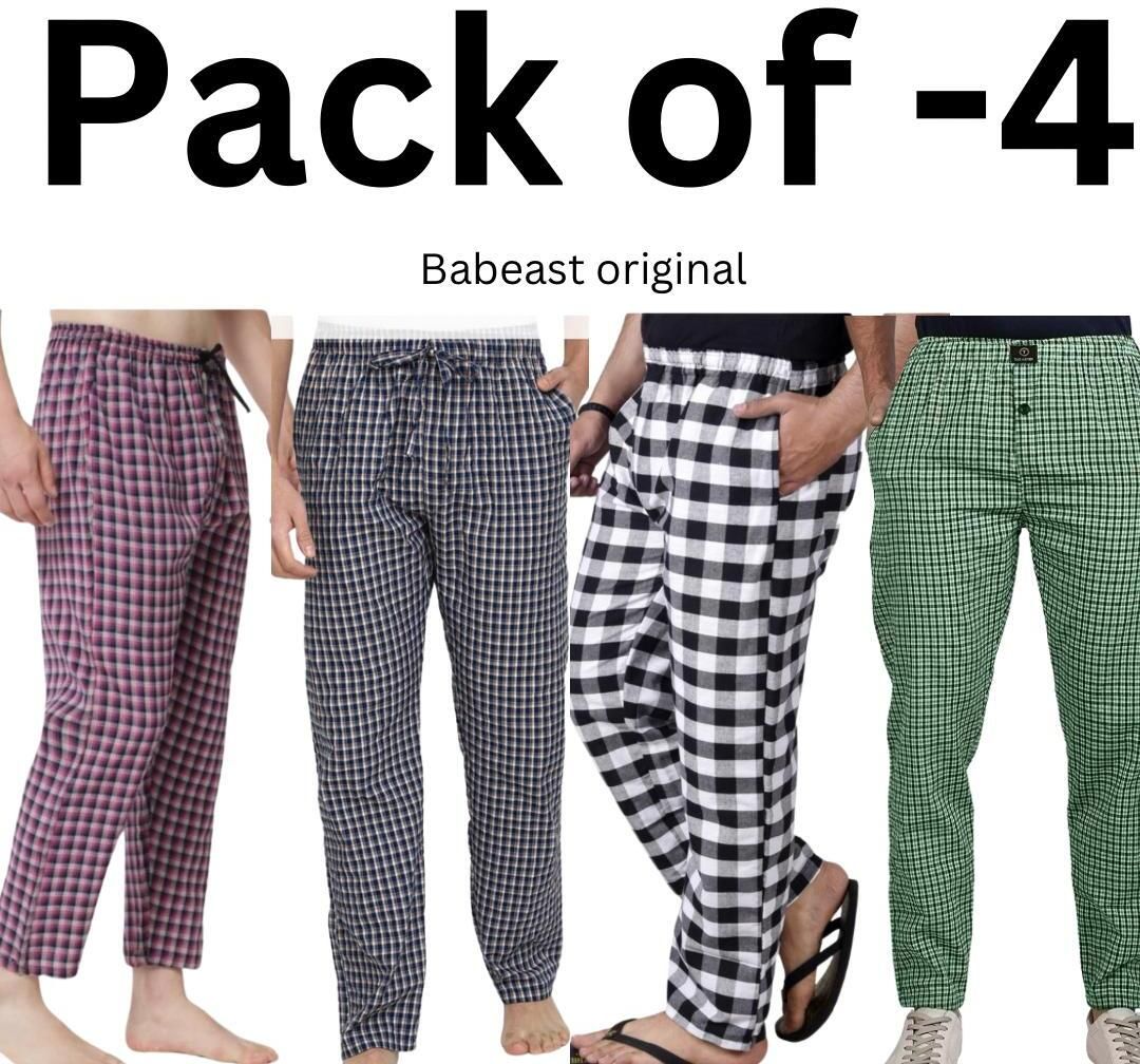 babeast Pack of 4 payjama Men Pyjama-picture-16