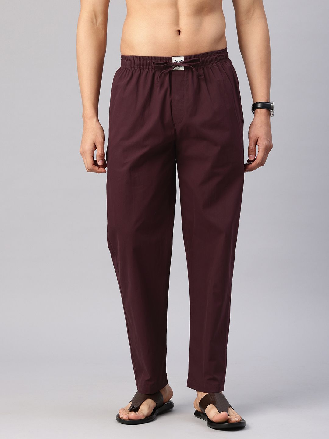 Majestic Man Men Comfort Fit Solid Pure Cotton Casual Style Lounge Pants Men Pyjama-picture-23