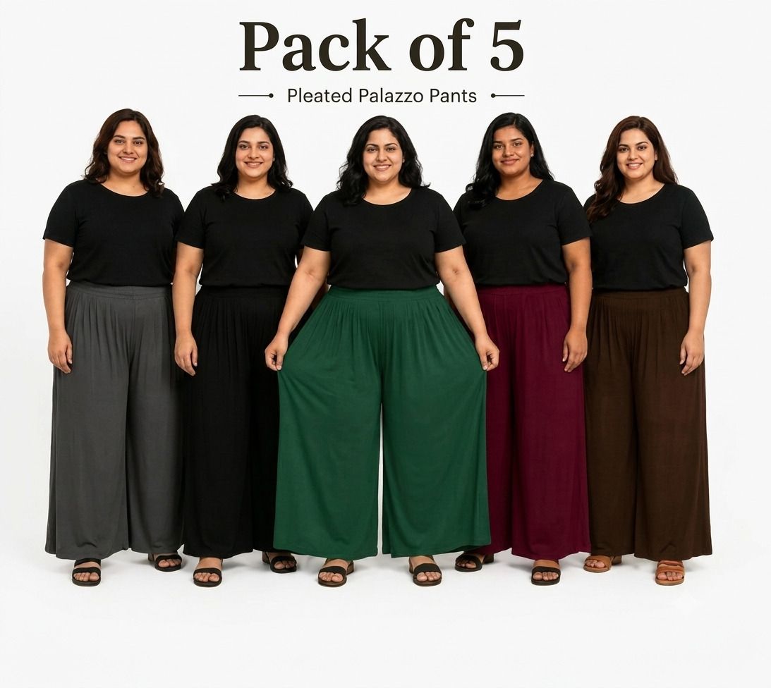 Pack of 5 Women Pyjama-image-48