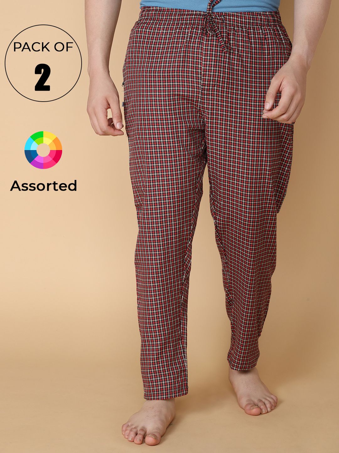 lux venus Pack of 2 Men's Cotton Pyjama Men Pyjama-picture-11
