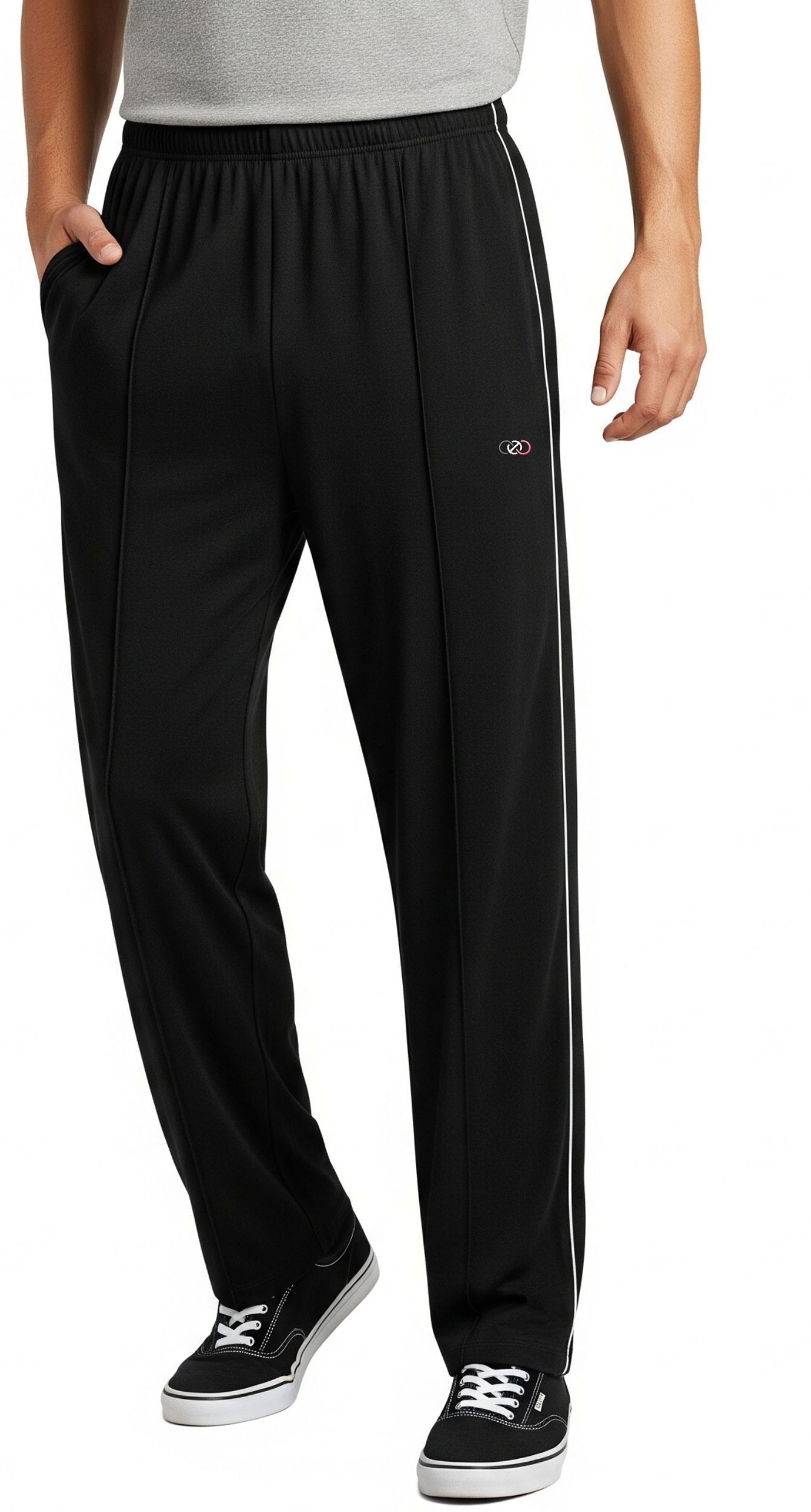 charlie Cotton Track Pants For Men with Deep Side Zipped Pocket | Sporty Lounge Pyjamas Men Pyjama-picture-22