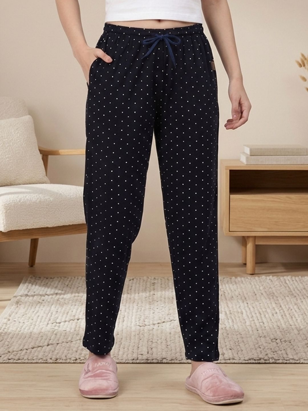 Esplendido Women Pure Cotton Printted Flare Pyjama Women Pyjama-picture-12