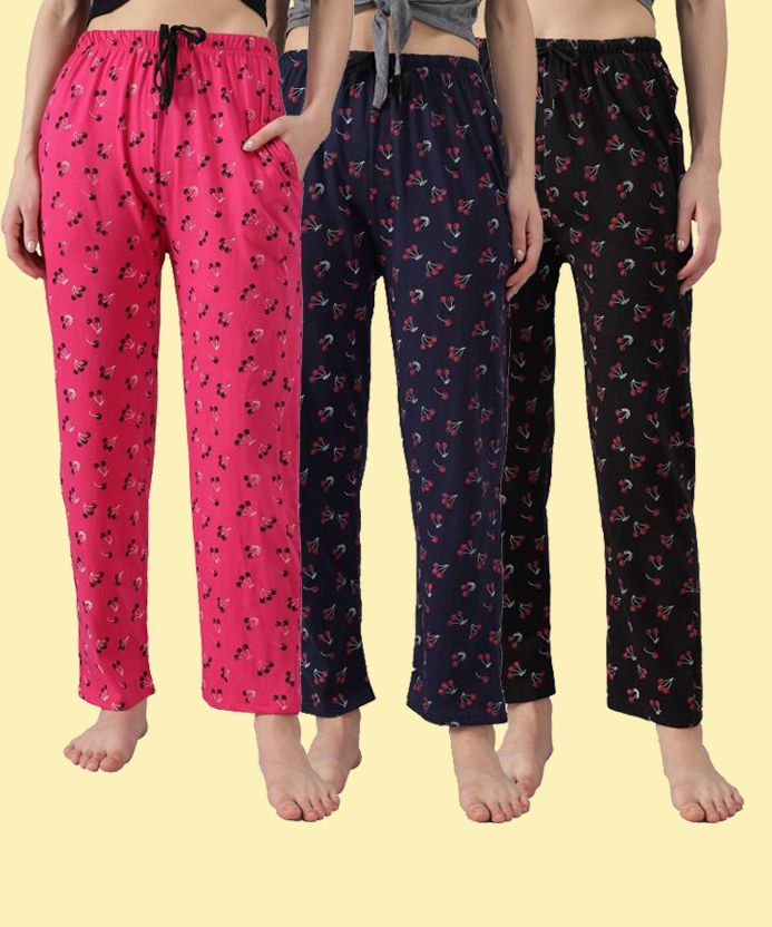 trendy world Pack of 3 Women Pyjama-picture-39