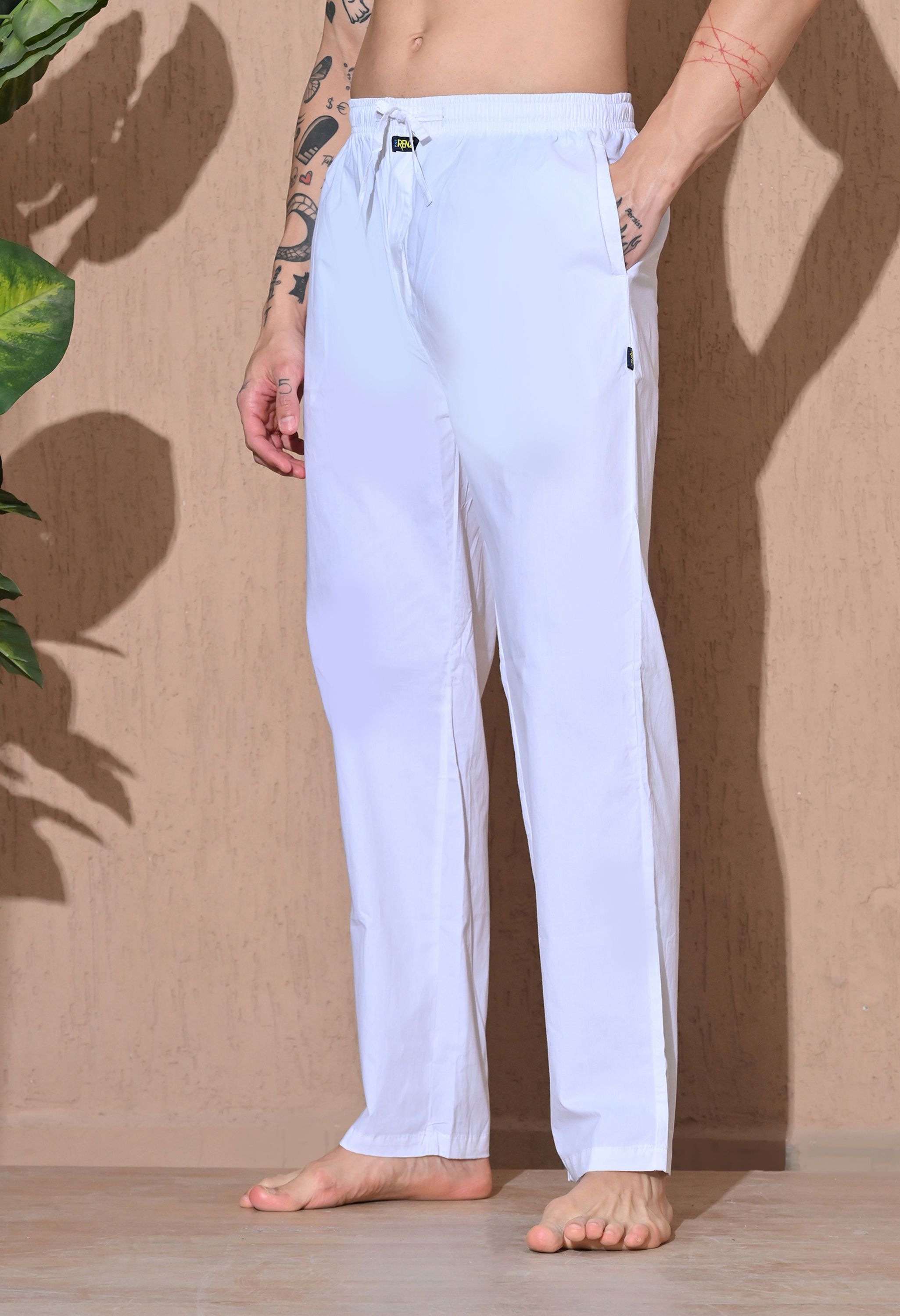 100% COMBED COTTON WHITE PEACH FINISH Men Pyjama