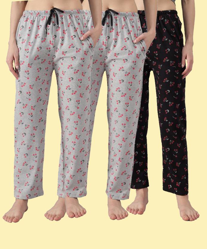 anixa Pack of 3 Women Pyjama-picture-15