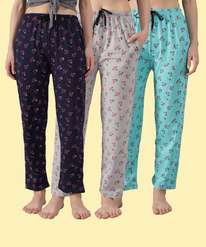 anixa Pack of 3 Women Pyjama-picture-26