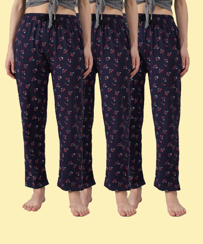 trendy world Pack of 3 Women Pyjama-picture-33