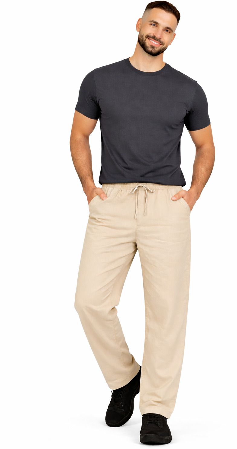 cartoutfit Men's Premium Cotton-Linen Payjama , Soft, Tailored-Comfort | Size - 32 Men Pyjama-picture-36