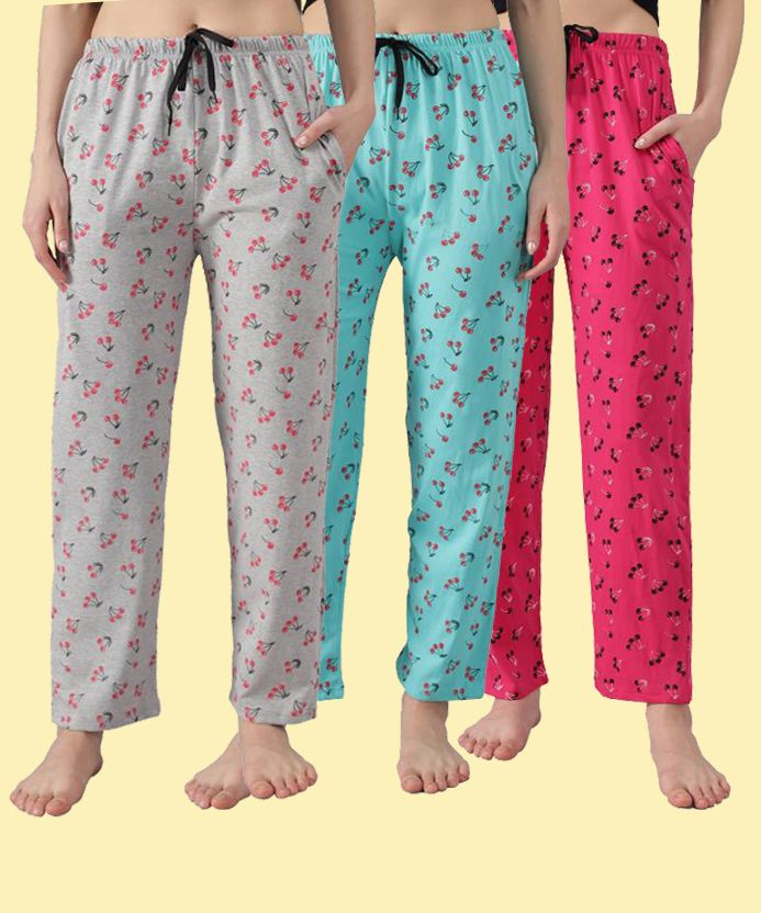 anixa Pack of 3 Women Pyjama-picture-12