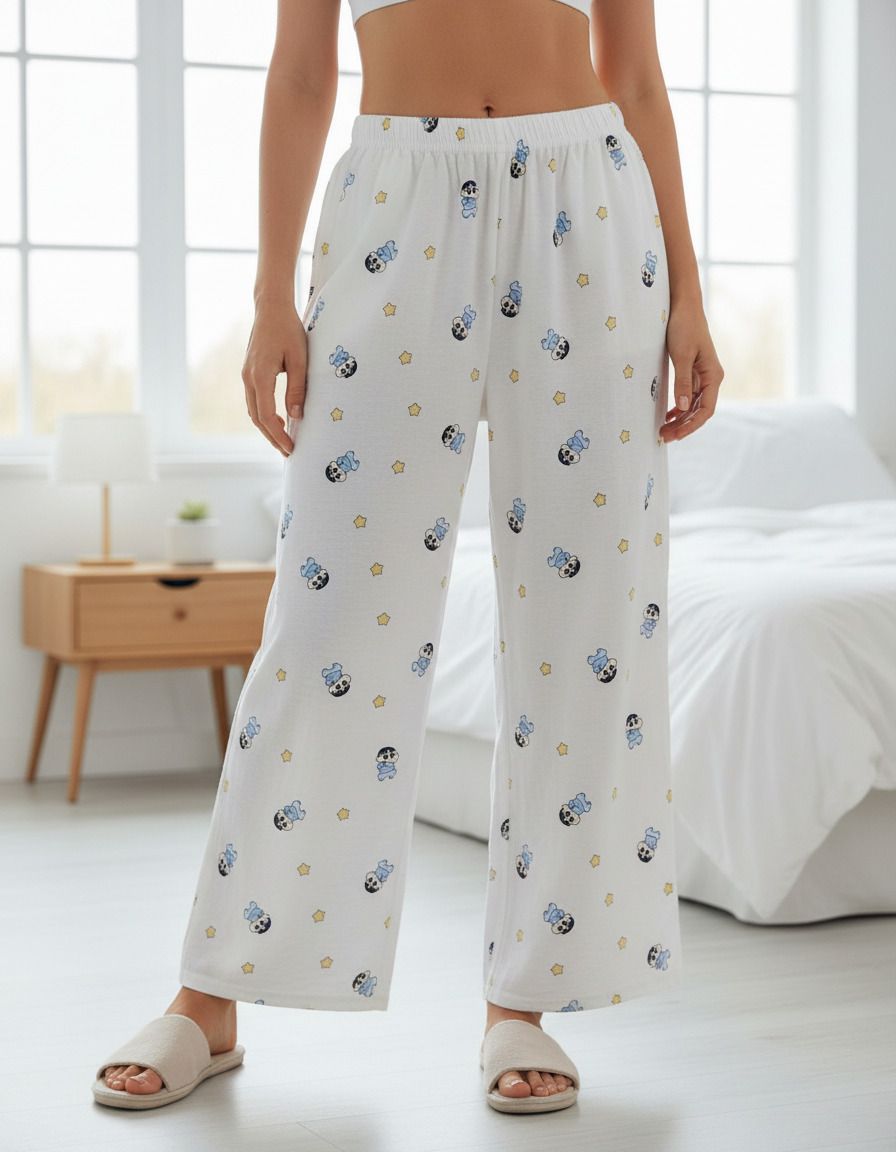 Shinchan white trousers Women Pyjama-image-34