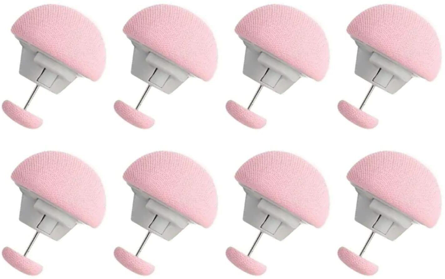 Quilt Fixing Clips, Duvet Cover Clips,Mushroom Round Fixing Clips with Buttons Cotton Batting-image-42