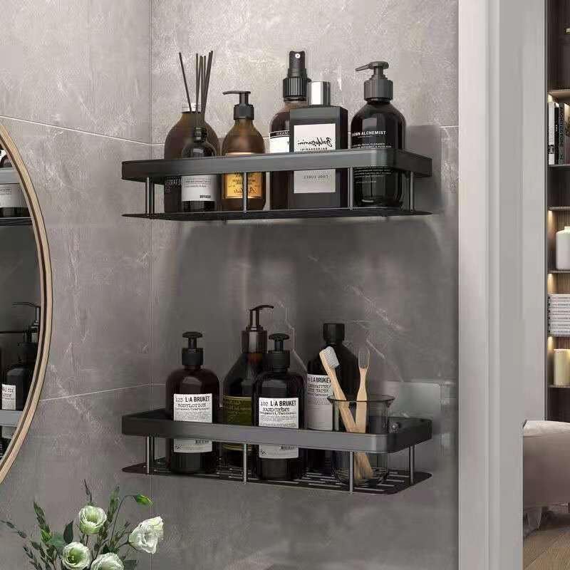 set of 1-bathroom Shelf/Rack/Wall Mounted Storage Organizer for bathroom/Kitchen Steel Wall Shelf-image-10