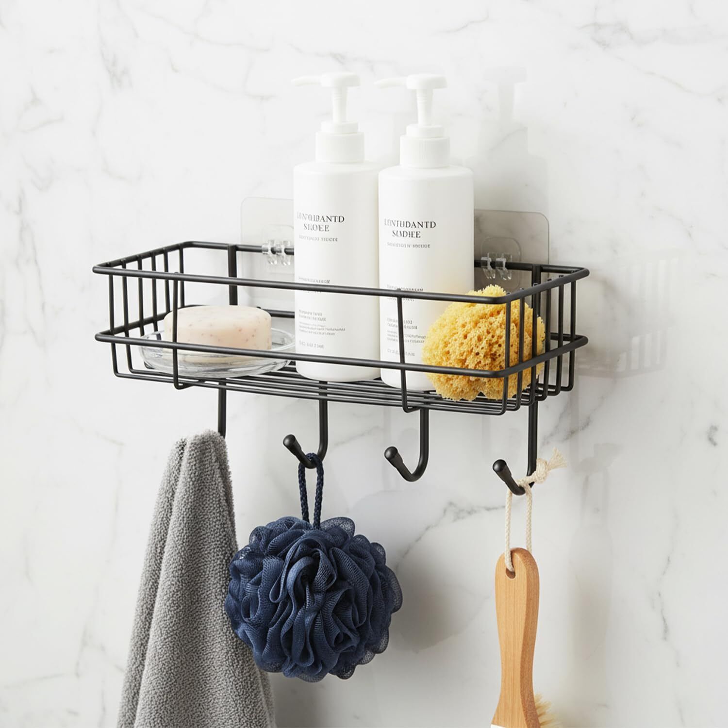zolento Wall Mounted Rack Shelf for Bathroom/ Kitchen Rack/ Rack Shelf Iron Wall Shelf-picture-43