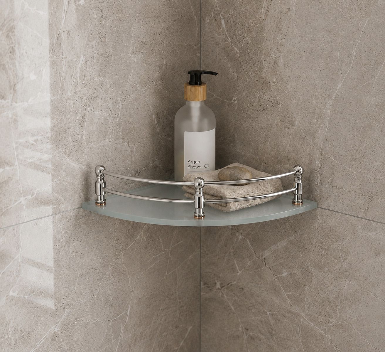 auraview Glass, Stainless Steel Wall Shelf-picture-44