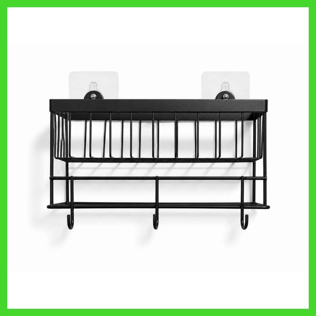 al qaswa Rack For Bathren oom And kitch Iron Wall Shelf-picture-18