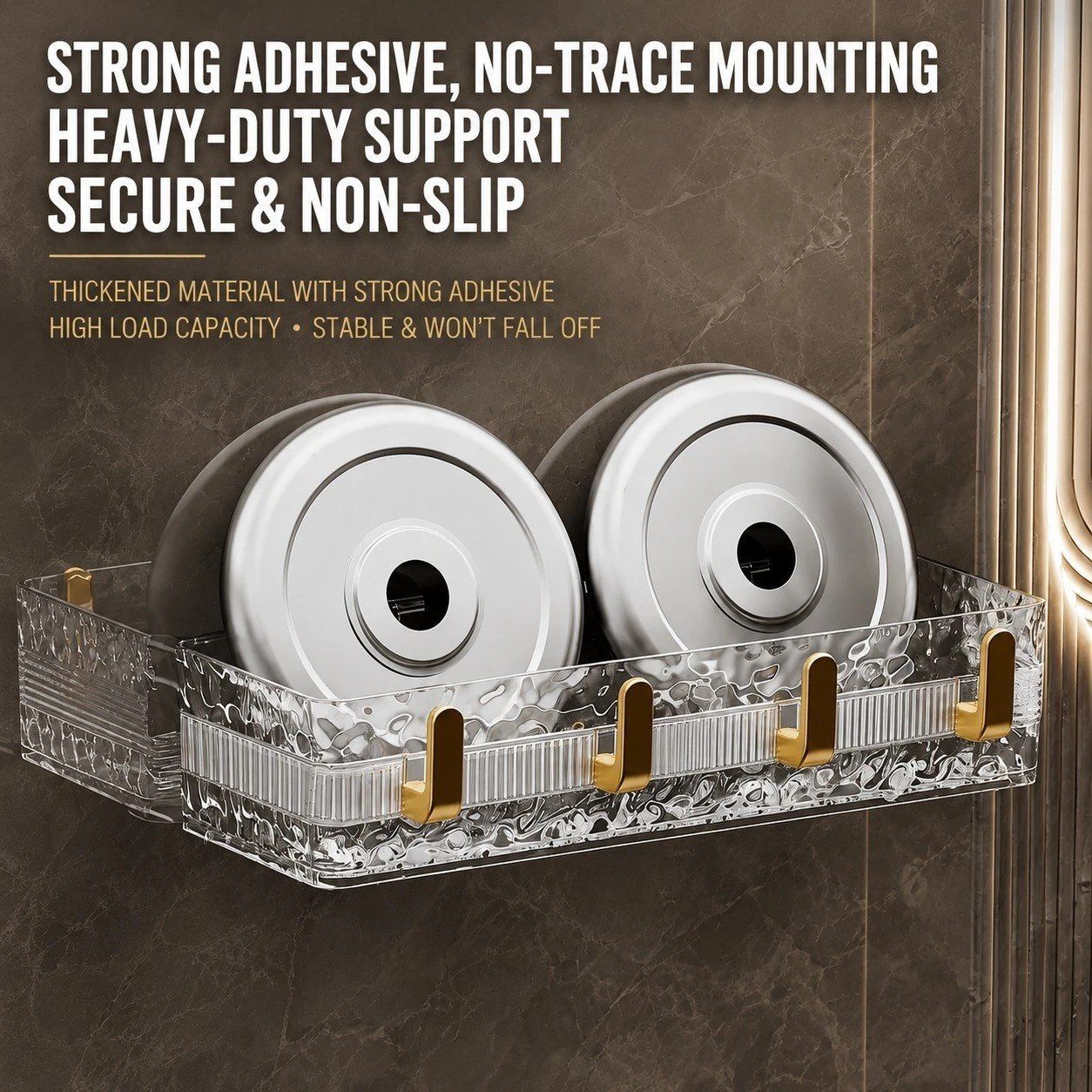 riddhi creation Bathroom Shelve Plastic Wall Shelf-picture-46