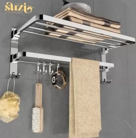 24"INCH_FOLDING_RACK Stainless Steel Wall Shelf-image-23