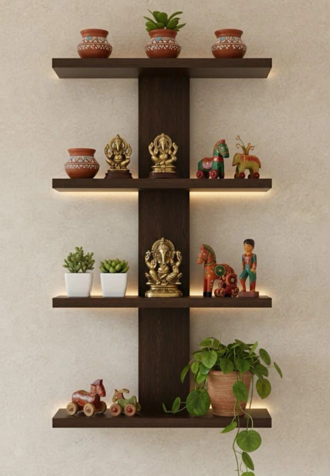 frozen Wall Mount Rack Shelf Plastic Wall Shelf-picture-0